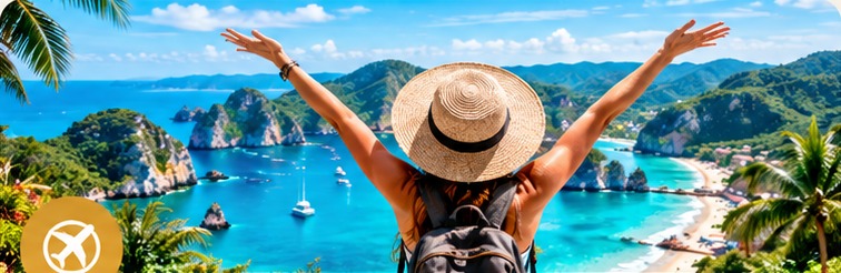 Vacaciones y viajes en destinos paradisíacos